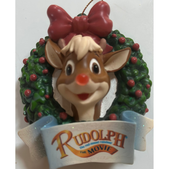 VTG 1999 Rudolph the Red-Nosed Reindeer The Movie Christmas Ornament - Picture 3 of 10